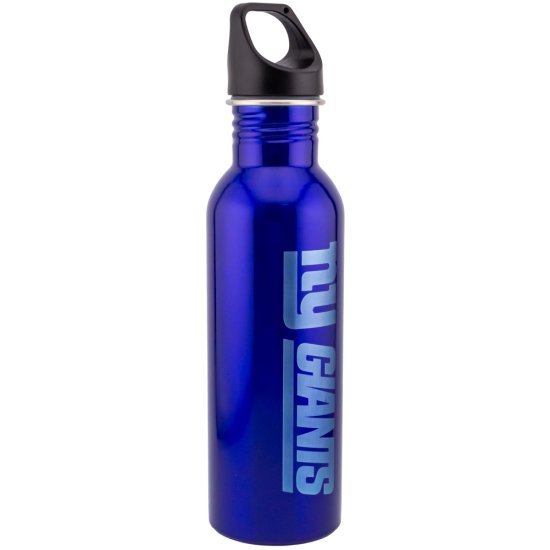 (image for) New York Giants Steel Water Bottle - Click Image to Close
