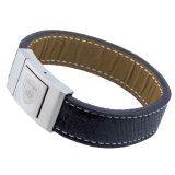 Arsenal FC Stitched Leather Bracelet