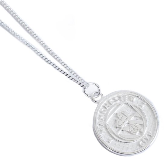 (image for) Manchester City FC Sterling Silver Pendant & Chain