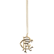 (image for) Rangers FC 18ct Gold Plated on Silver Pendant & Chain