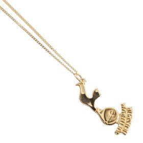 (image for) Tottenham Hotspur FC 18ct Gold Plated on Silver Pendant & Chain