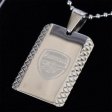 (image for) Arsenal FC Patterned Dog Tag & Chain