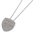 (image for) Arsenal FC Stainless Steel Large Pendant & Chain