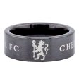 (image for) Chelsea FC Black Ceramic Ring Small
