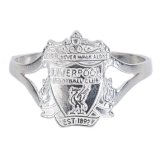 (image for) Liverpool FC Sterling Silver Split Shank Ring Small