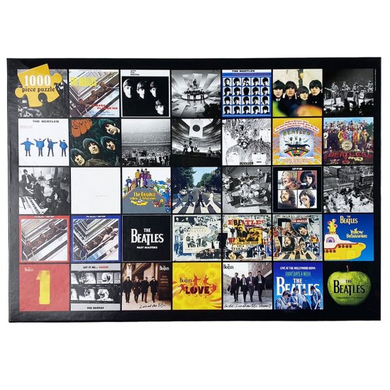 (image for) The Beatles Album Collage 1000pc Puzzle - Click Image to Close