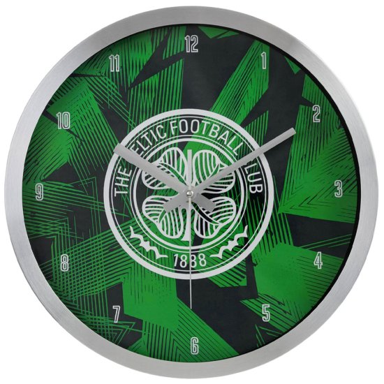 (image for) Celtic FC Geo Metal Wall Clock