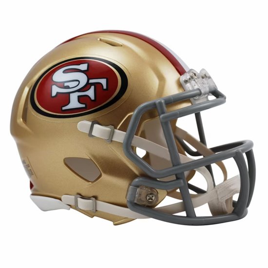 (image for) San Francisco 49ers Speed Mini Helmet - Click Image to Close