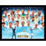 (image for) Manchester City FC Premier League Champions Framed Picture 16 x 12