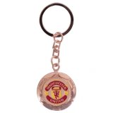 (image for) Manchester United FC Rose Gold Ball Keyring