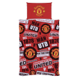 (image for) Manchester United FC Patch Single Duvet Set