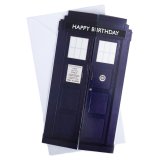 (image for) Doctor Who Tardis Birthday Card