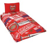 Arsenal FC Patch Single Duvet Set