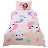 Gabby’s Dollhouse Hugs Single Duvet Set