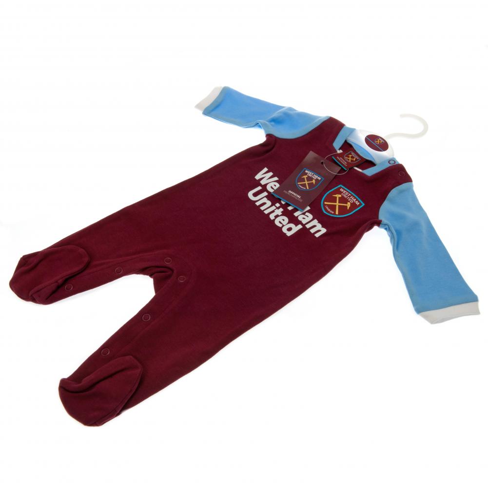 West Ham United FC Sleepsuit 9/12 mths