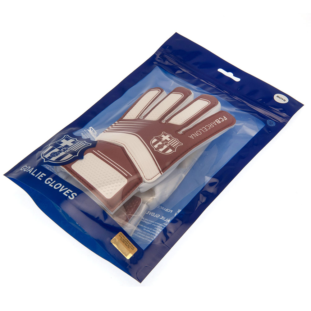 FC Barcelona Spike Goalkeeper Gloves Kids