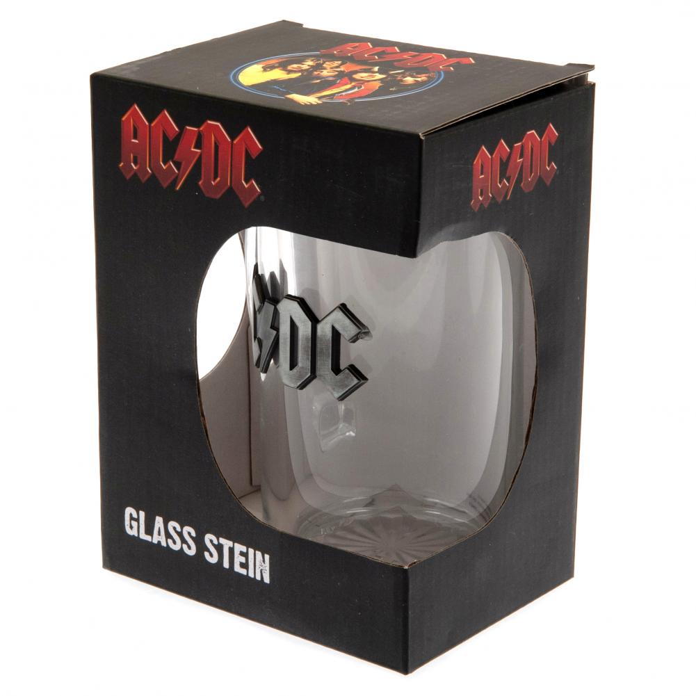 AC/DC Glass Tankard