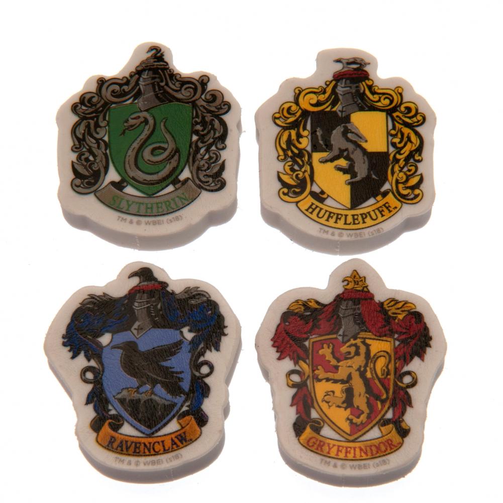 Harry Potter 4pk Eraser Set