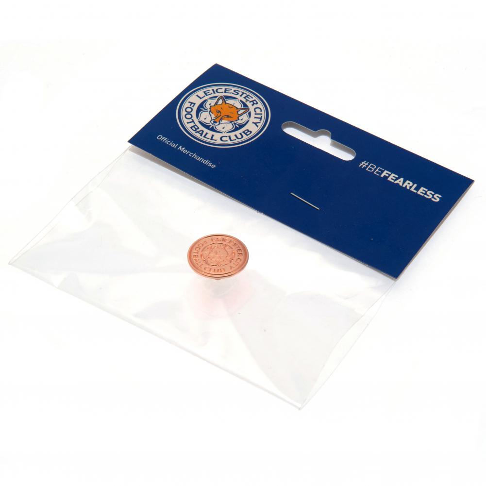 Leicester City FC Rose Gold Crest Badge