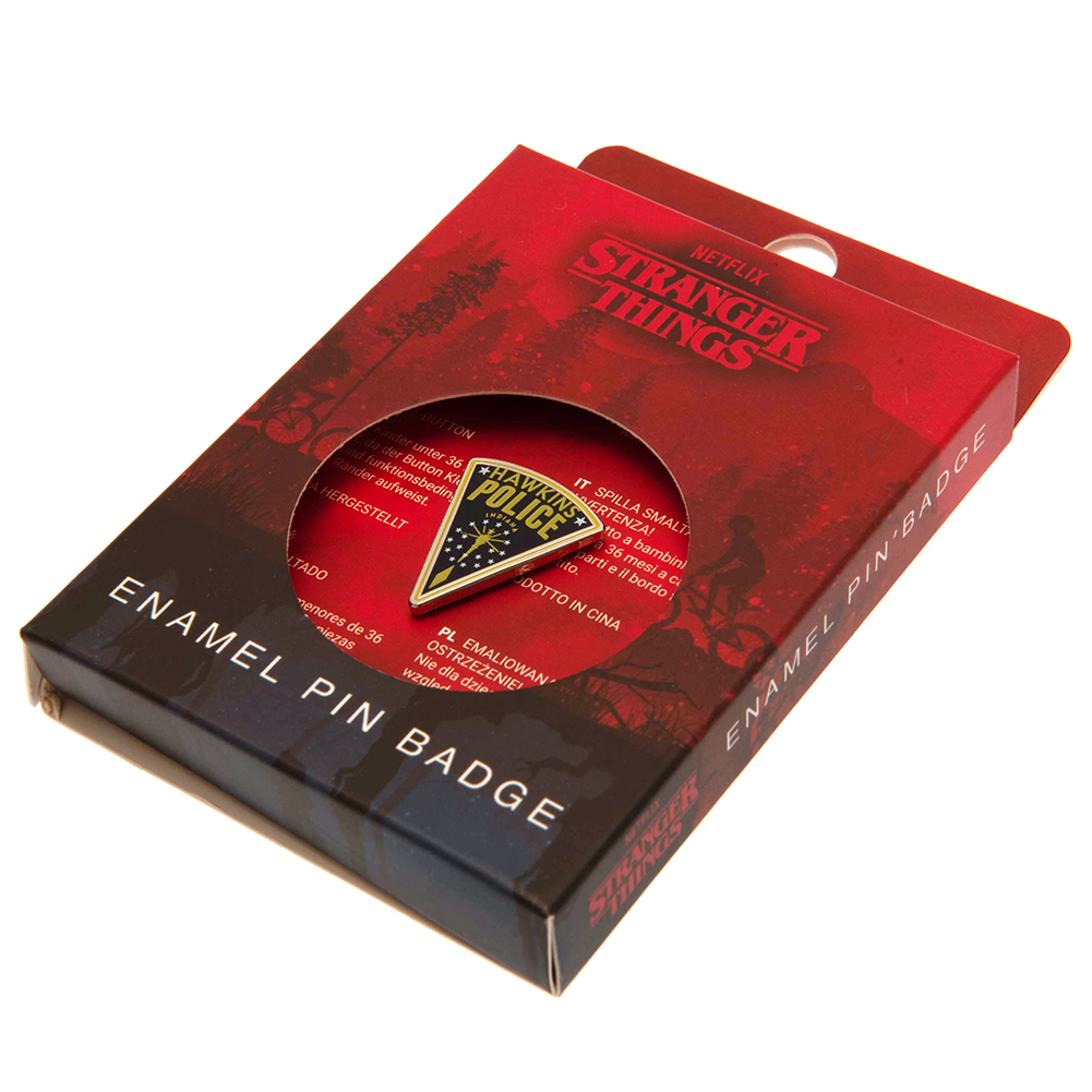 Stranger Things Hawkins Police Pin Badge