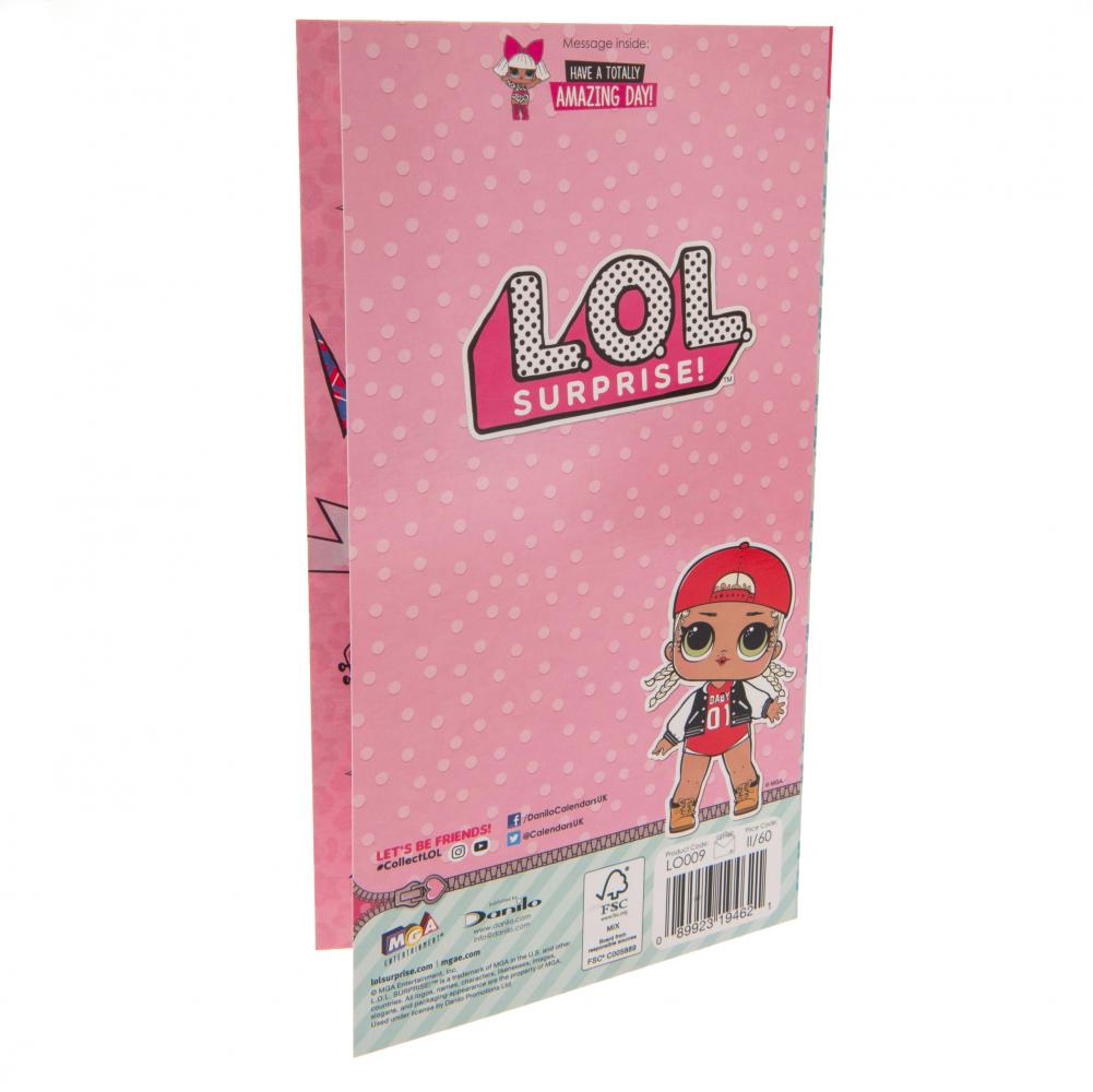L.O.L. Surprise Birthday Card
