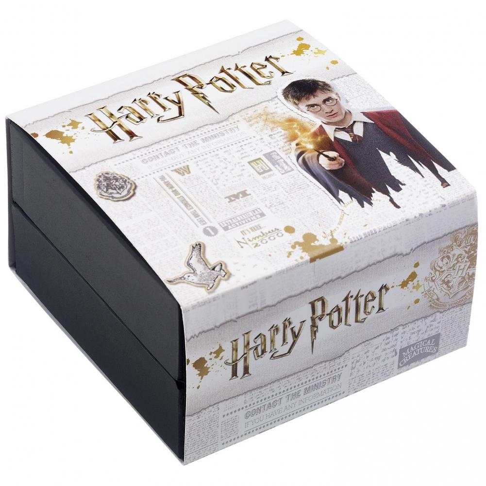 Harry Potter Gold Plated Time Turner Crystal Hook Earrings