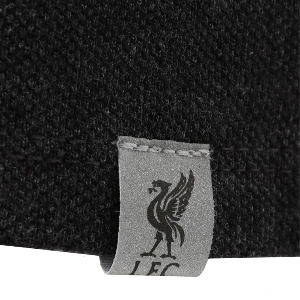 Liverpool FC Neon Panel Polo Mens Charcoal Large