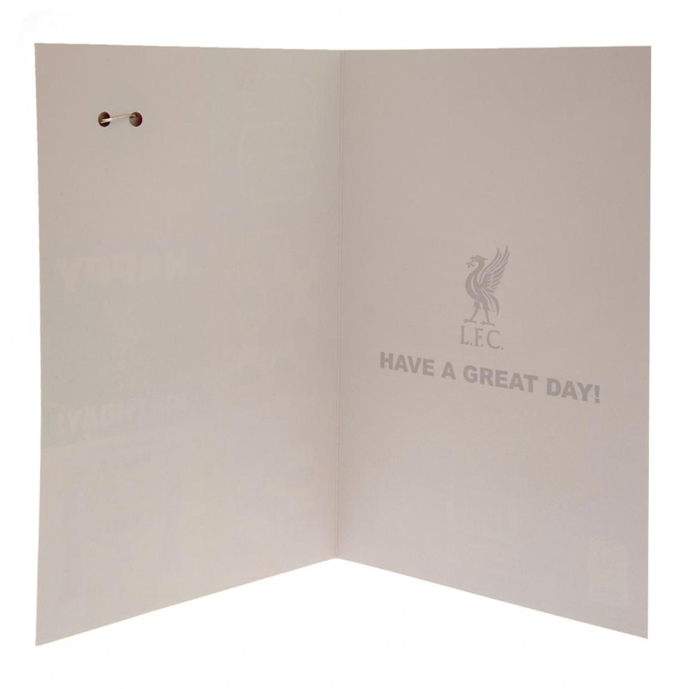 Liverpool FC Son Birthday Card