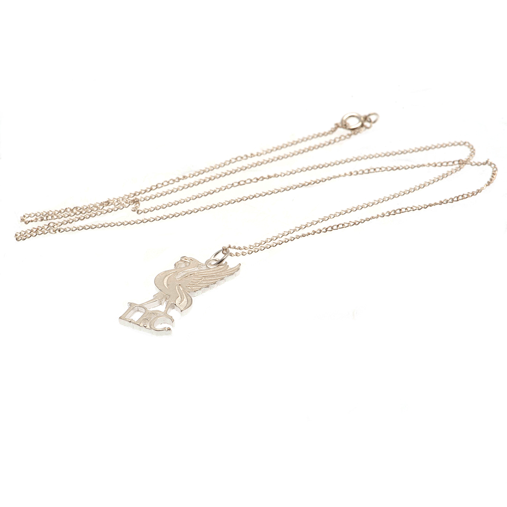 Liverpool FC Sterling Silver Pendant & Chain LB