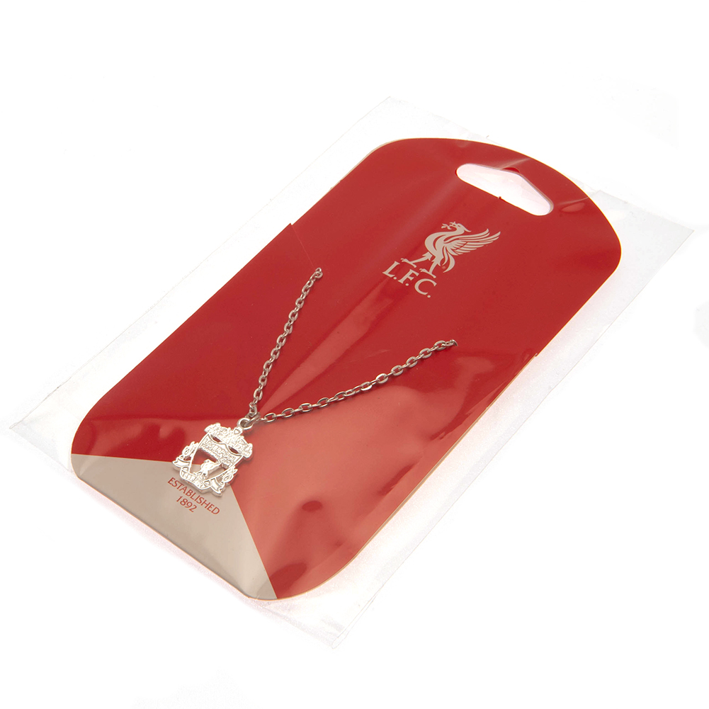 Liverpool FC Silver Plated Pendant & Chain CR