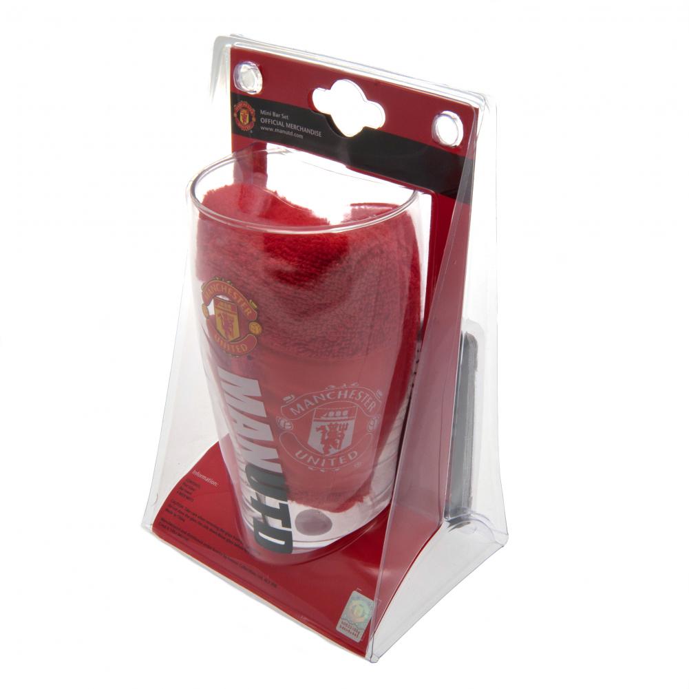 Manchester United FC Wordmark Mini Bar Set