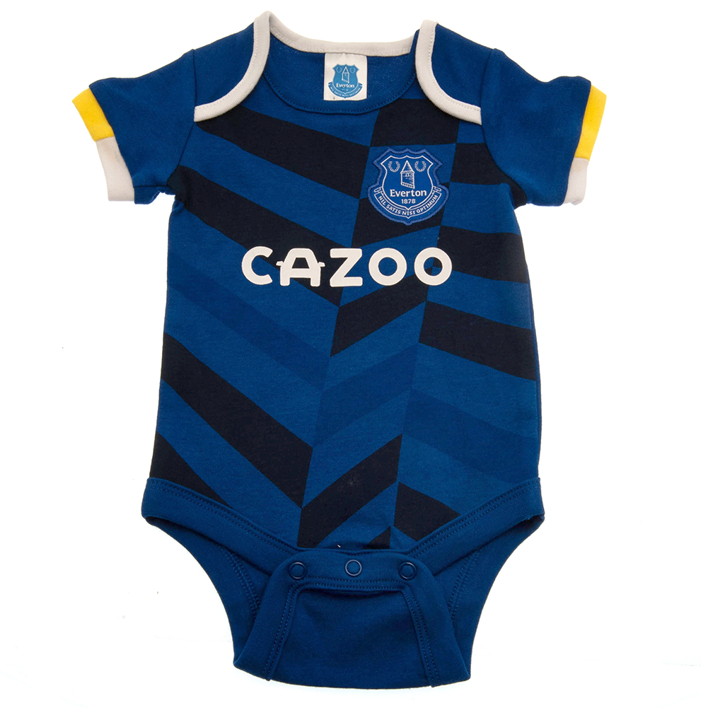 Everton FC 2 Pack Bodysuit 3-6 Mths