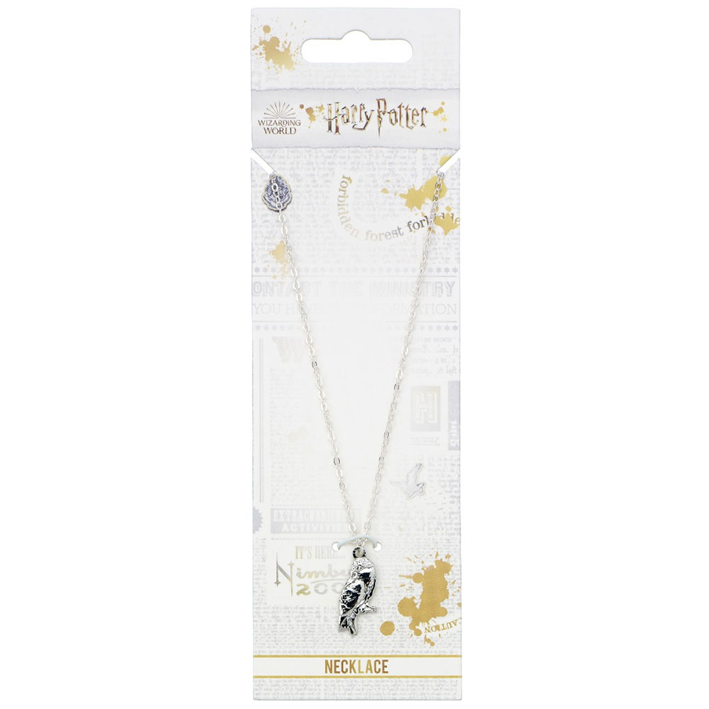 Harry Potter Silver Plated Hedwig Owl Necklace