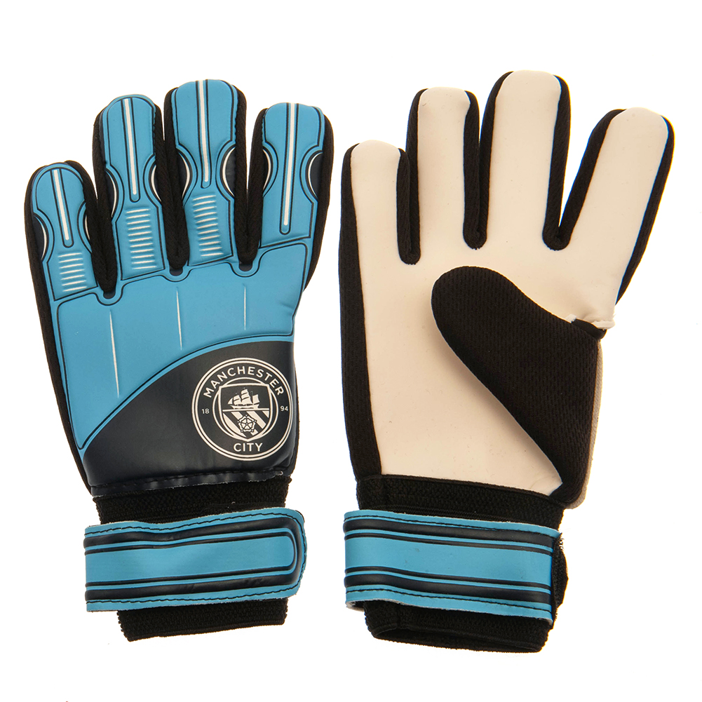 Manchester City FC Delta Goalkeeper Gloves Yths