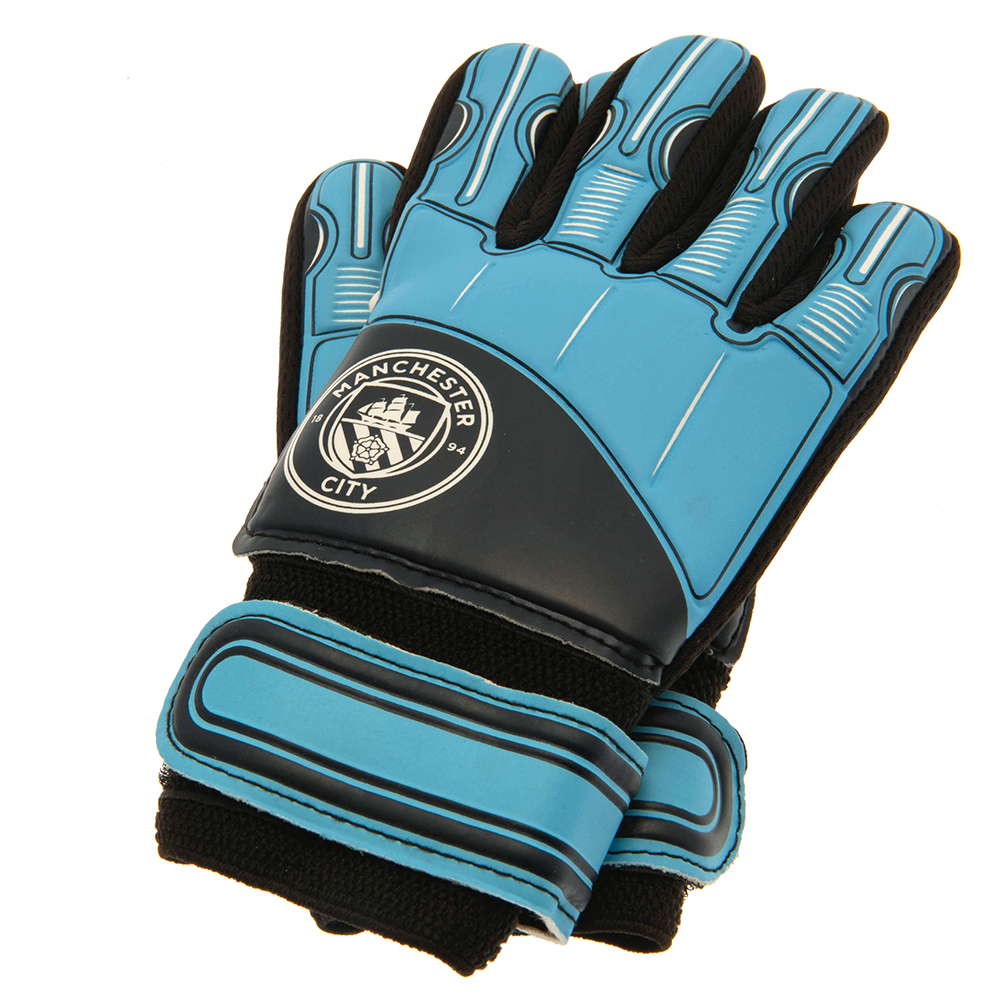 Manchester City FC Delta Goalkeeper Gloves Yths