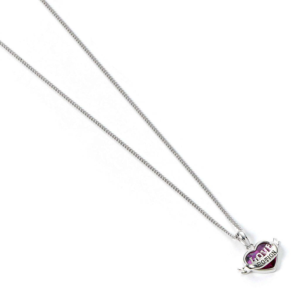 Harry Potter Sterling Silver Love Potion Crystal Necklace