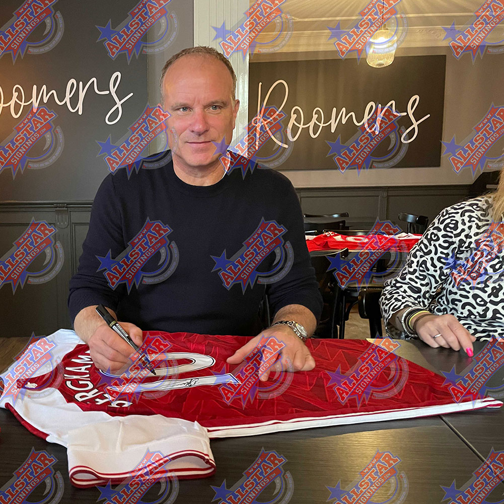Arsenal FC Bergkamp Signed Shirt