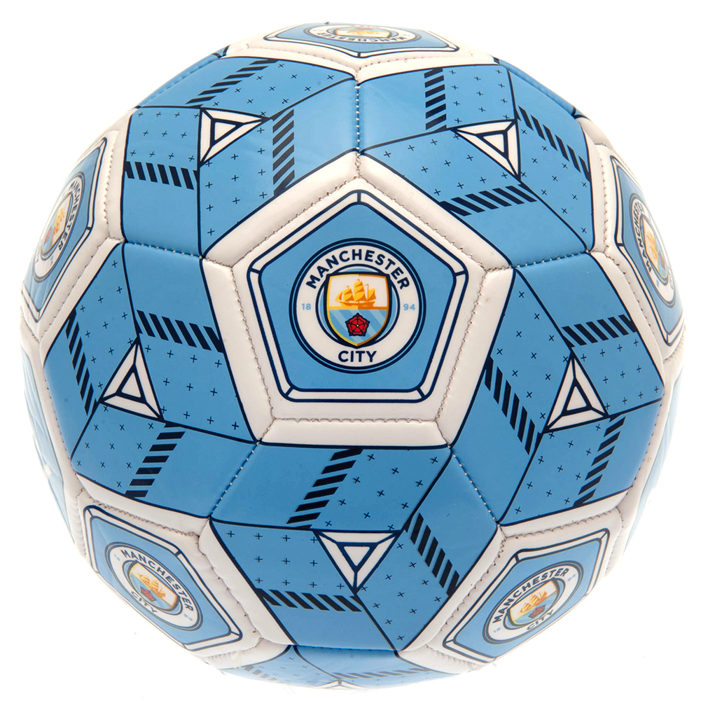 Manchester City FC Hex Size 3 Football