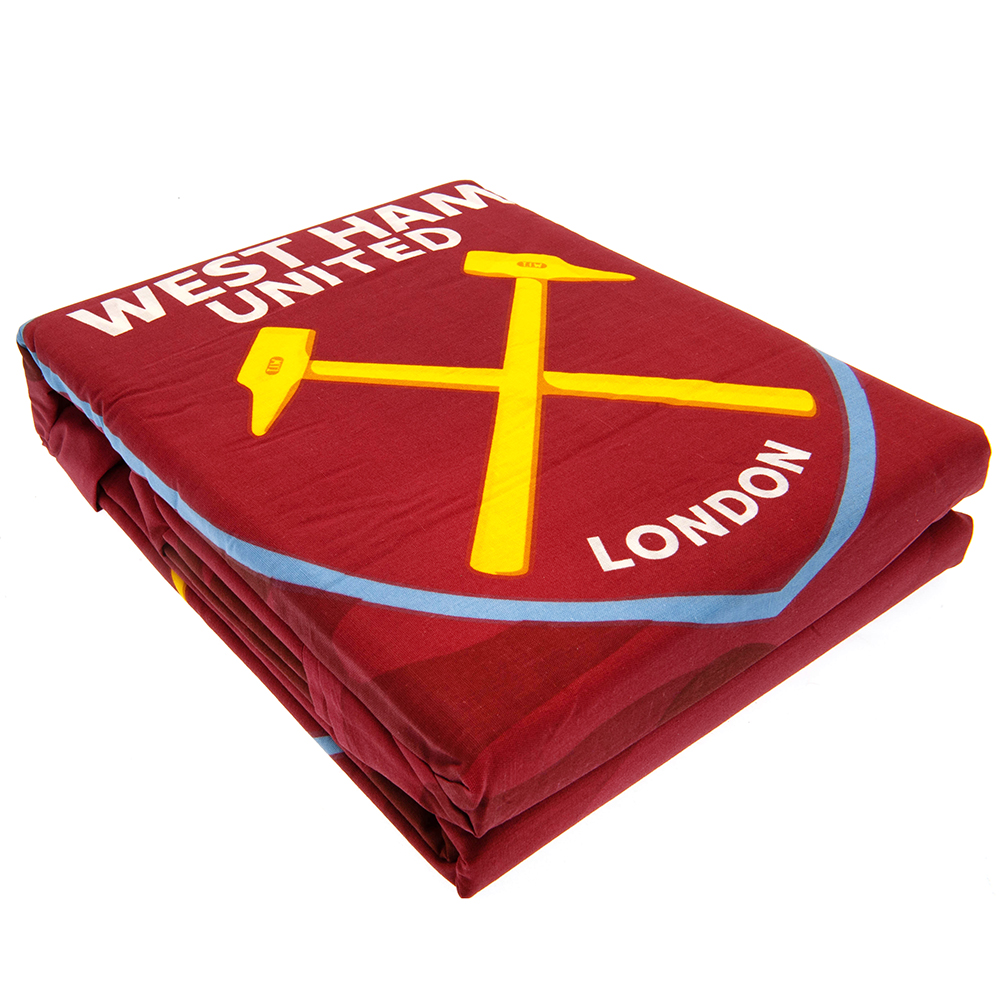 West Ham United FC Player Camo King Duvet Set