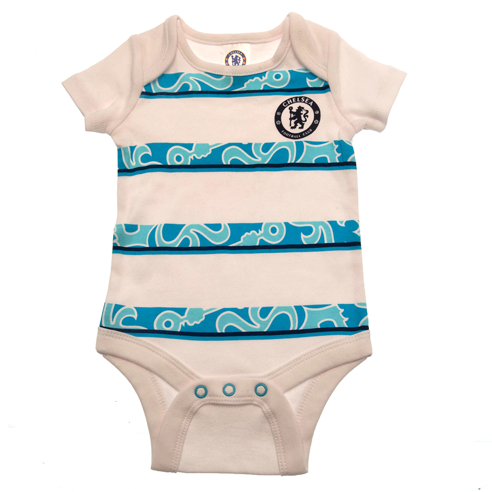 Chelsea FC 2 Pack Bodysuit 12-18 Mths LT