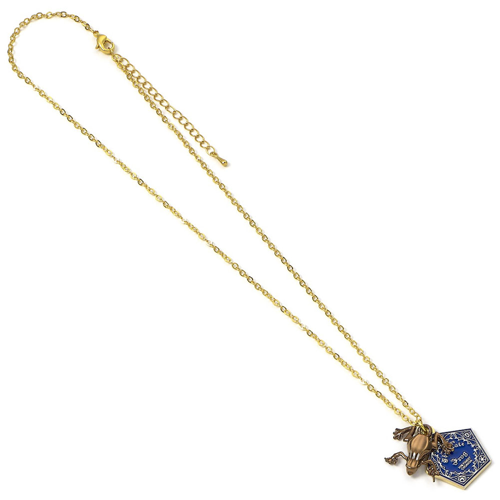 Harry Potter Gold Plated Chocolate Frog Necklace