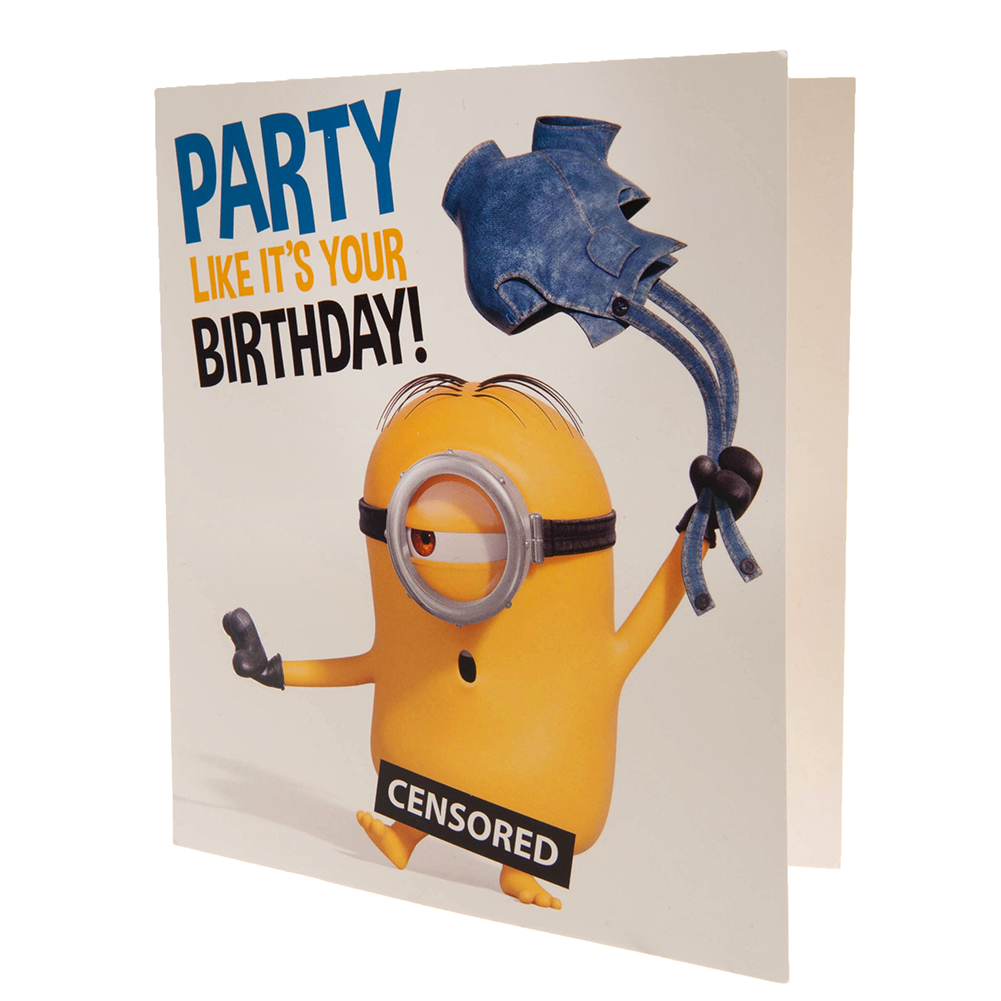 Minions Birthday Card Party