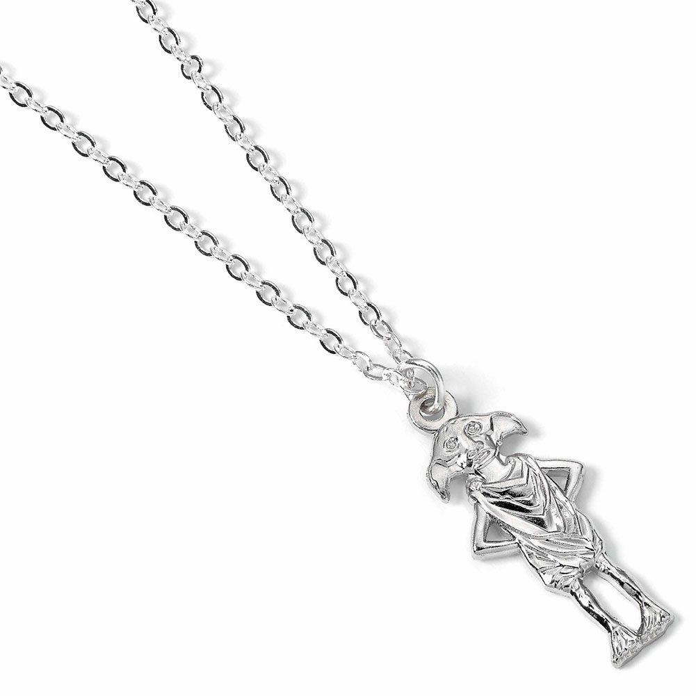 Harry Potter Silver Plated Dobby House Elf Necklace