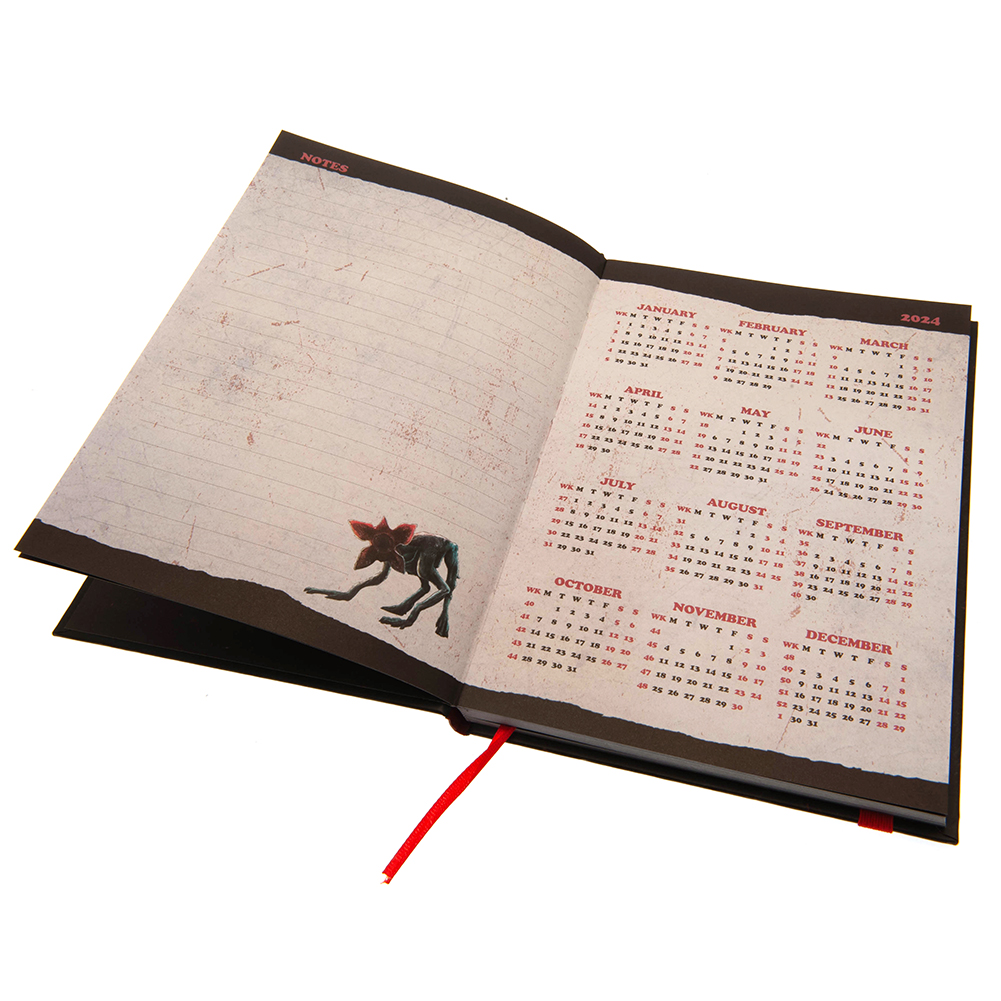 Stranger Things A5 Diary 2024