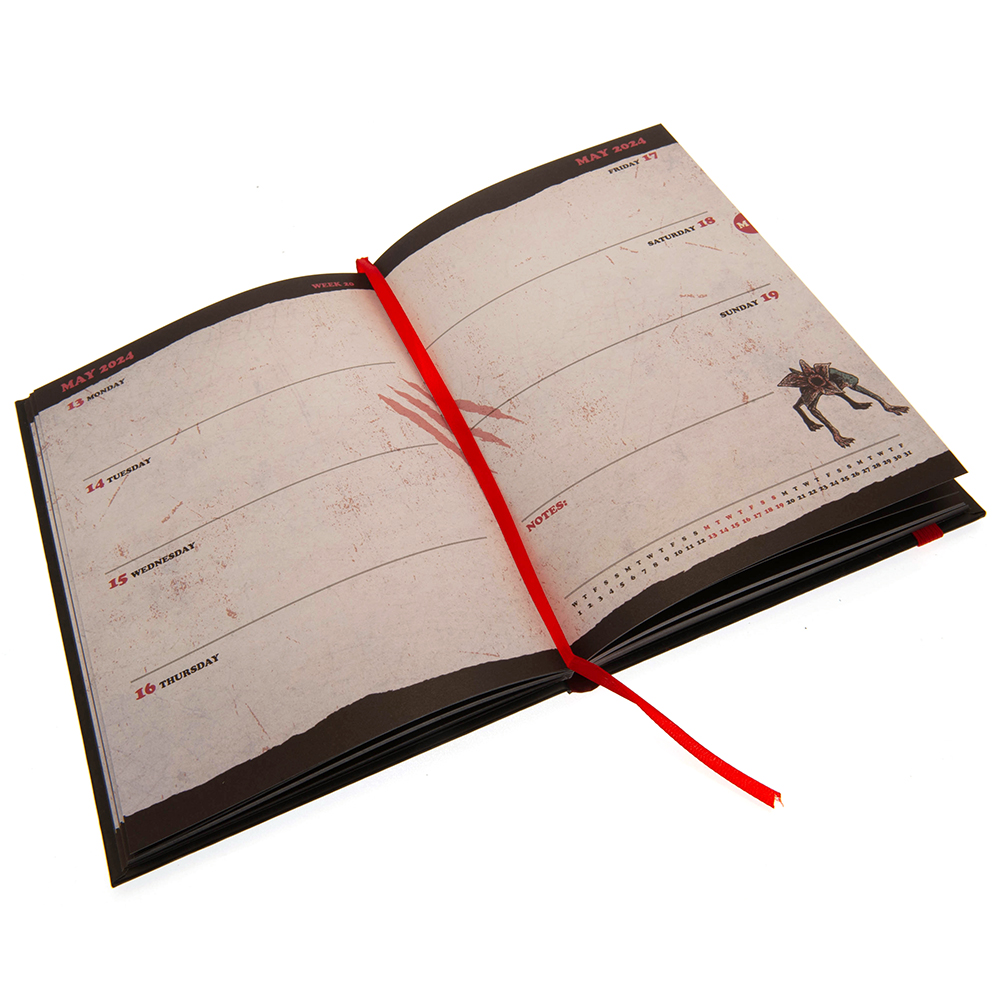 Stranger Things A5 Diary 2024