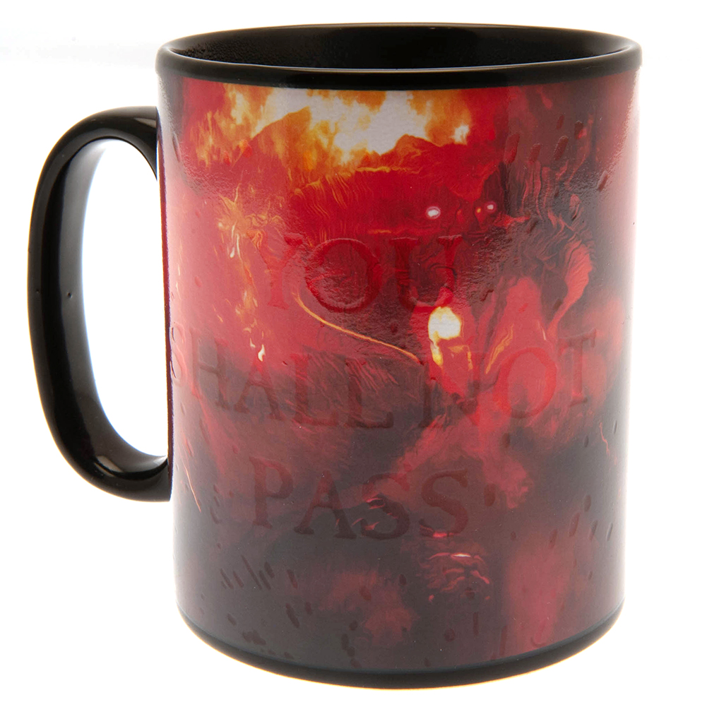 The Lord Of The Rings Heat Changing Mega Mug Shall Not Pass