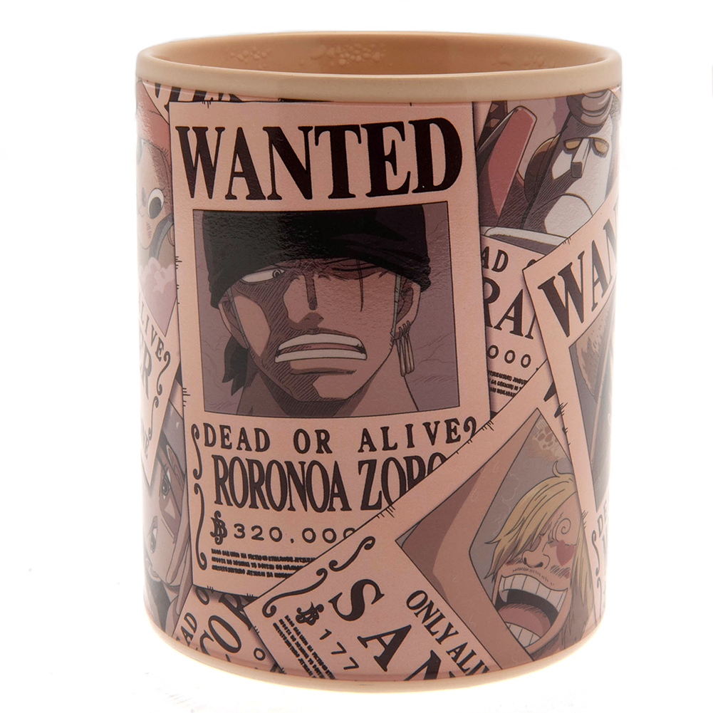 One Piece Heat Changing Mega Mug Wanted