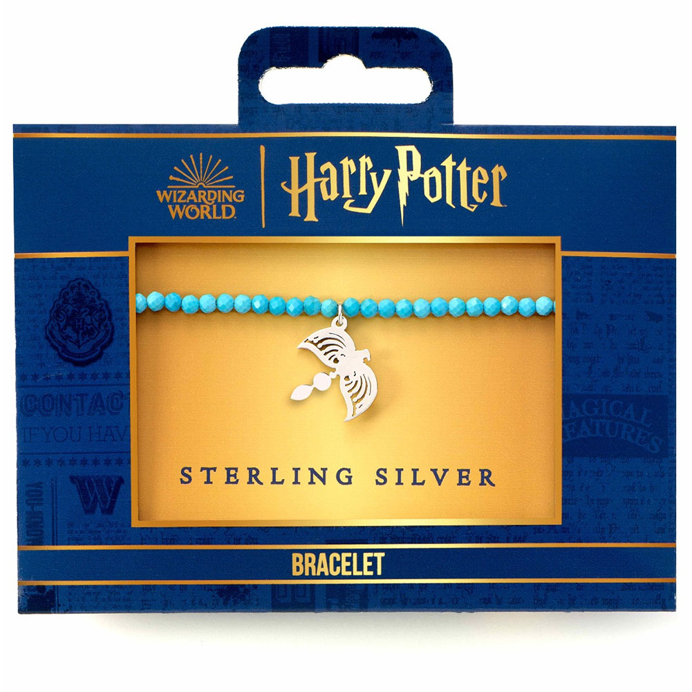 Harry Potter Stone Bracelet With Sterling Silver Diadem Charm