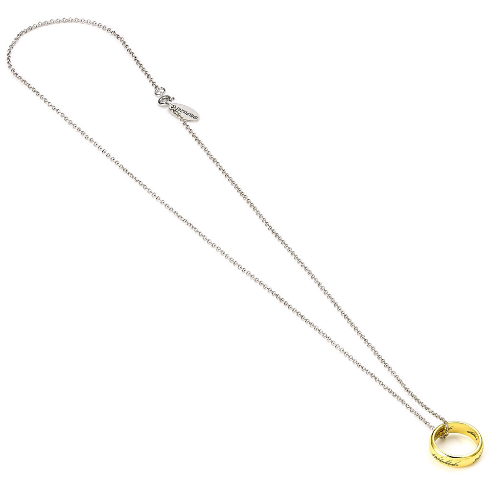 The Lord Of The Rings Silver Plated One Ring Necklace