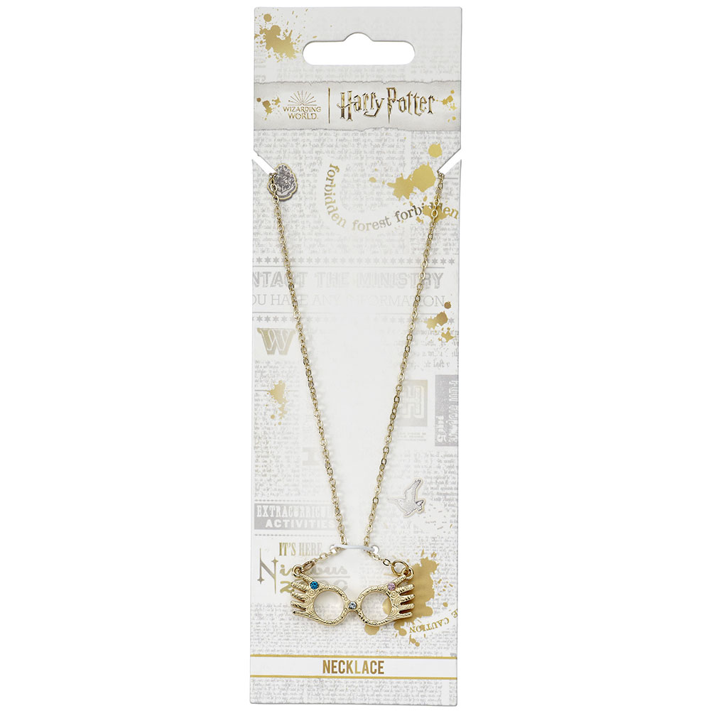 Harry Potter Gold Plated Luna Spectrespecs Necklace